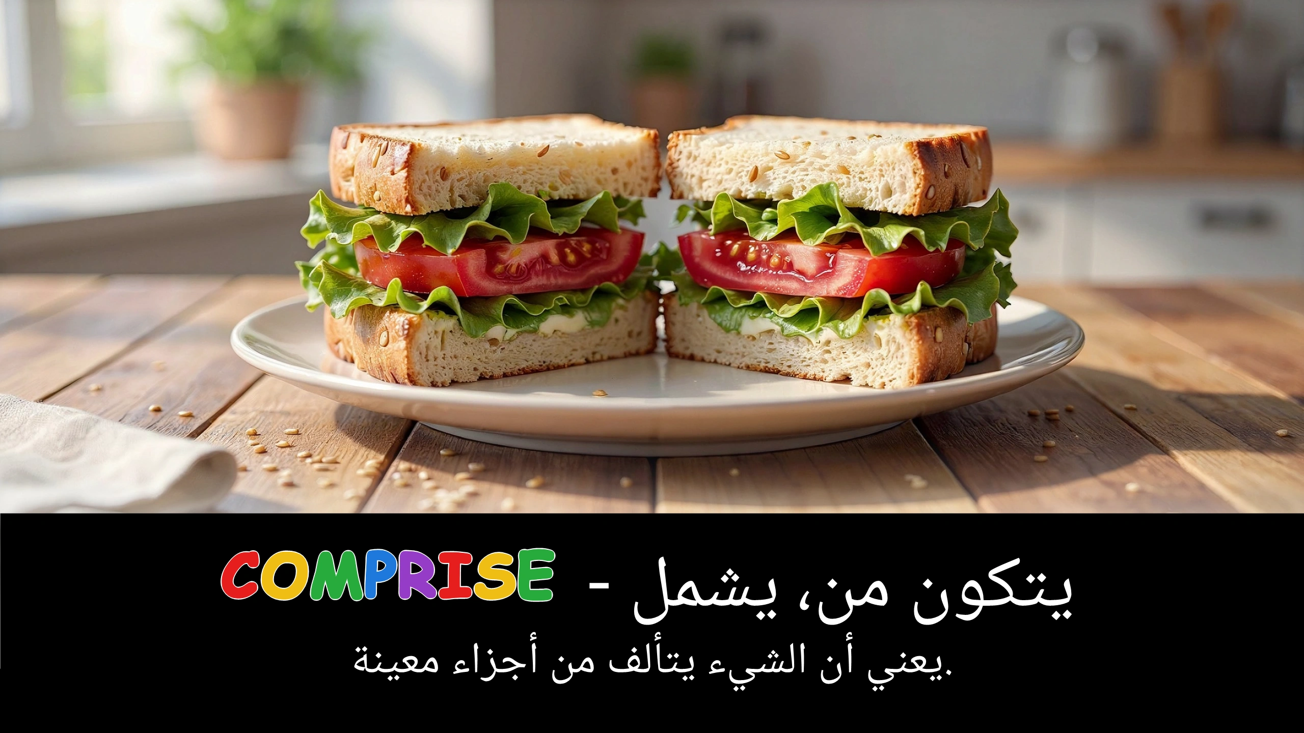 Arabic Illustration for comprise